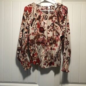 Silky Floral Blouse by H&M